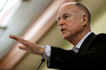 Calif. Gov. Jerry Brown addresses the California State Association of Counties Legislative Conference in Sacramento, Calif., in May. (Photo by Rich Pedroncelli/AP)