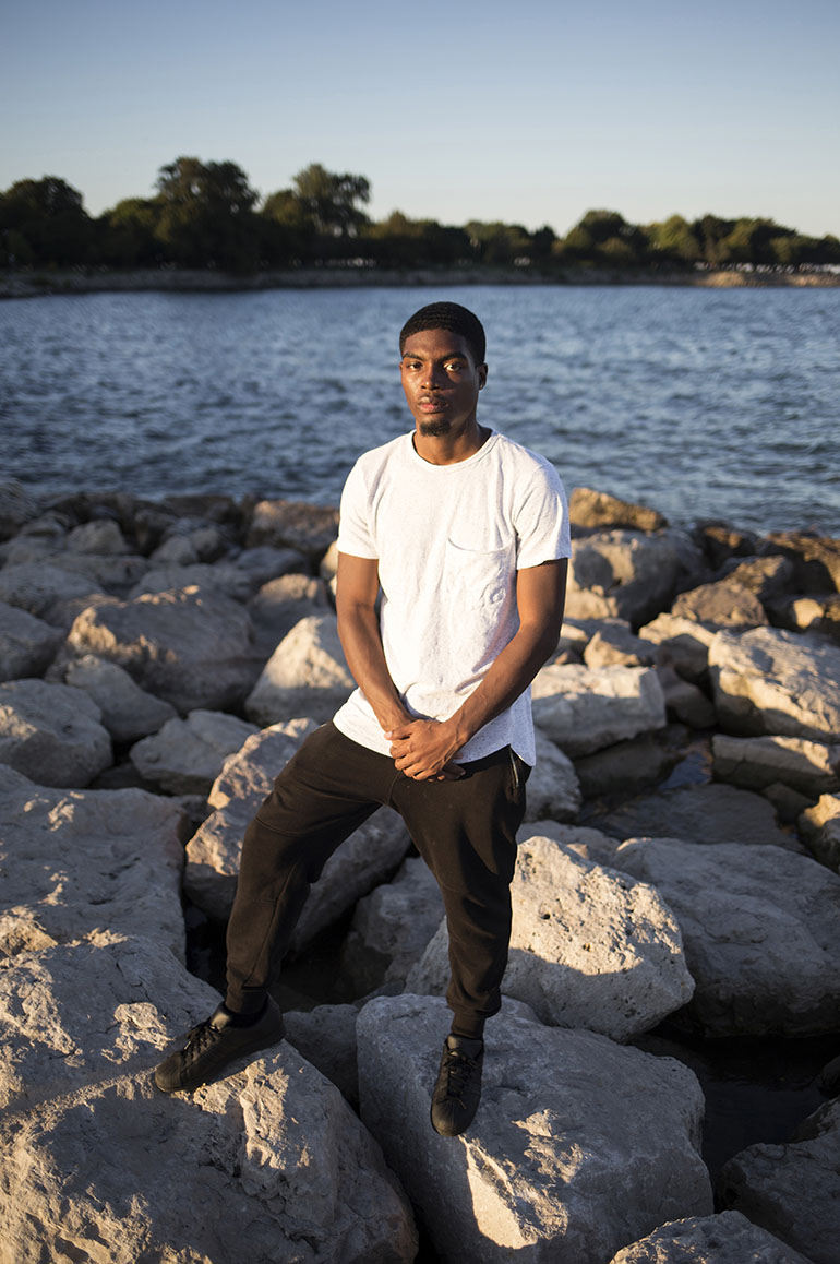 Even with an acceptance letter from Medicaid, but before he received his card, Martise Gray, 21, found that doctors refused to schedule appointments for him after he was shot in July. (Alex Wroblewski for The New York Times and KHN)