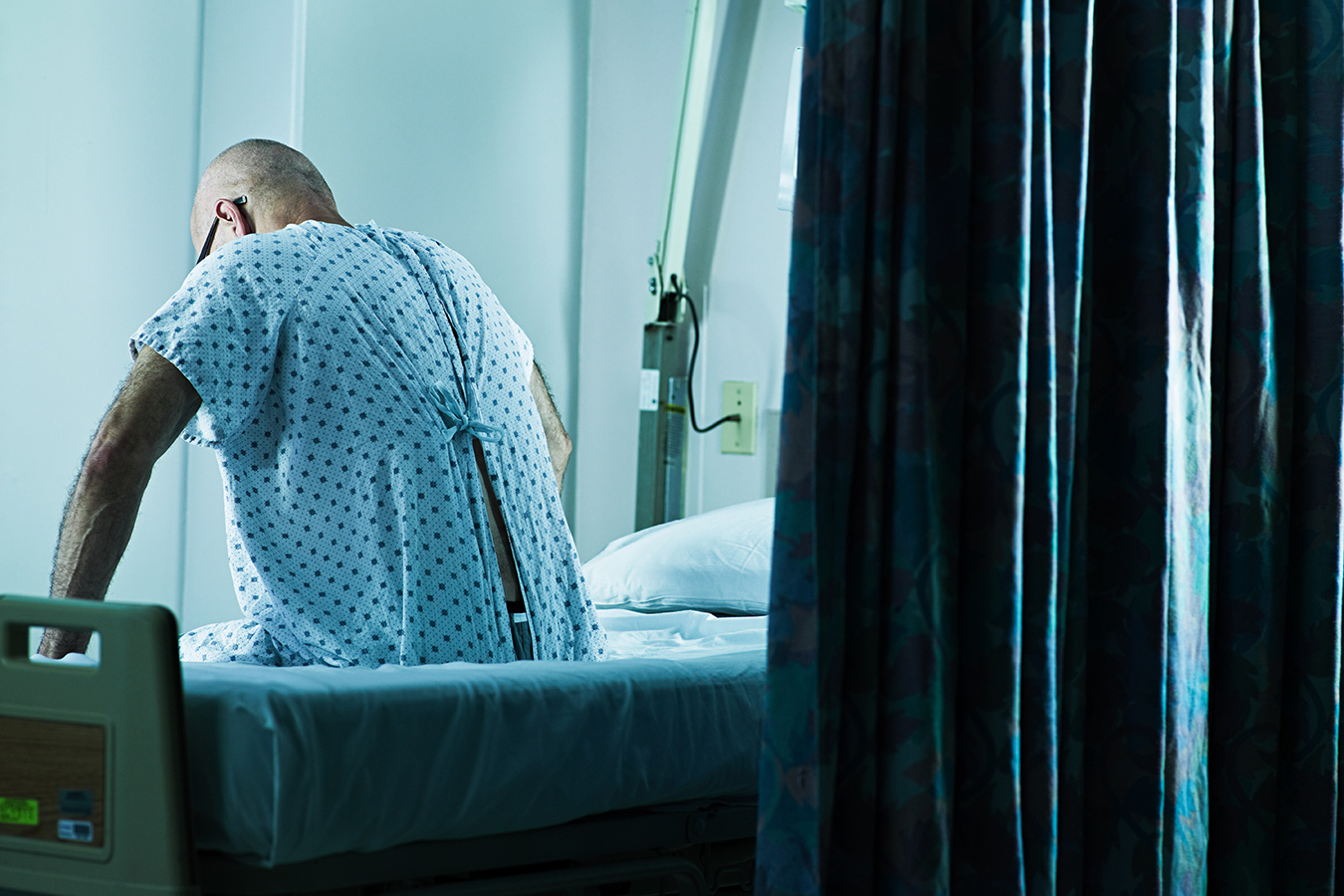 Personal Perspective Of Patient In Hospital Bed Stock Photo - Download  Image Now - iStock