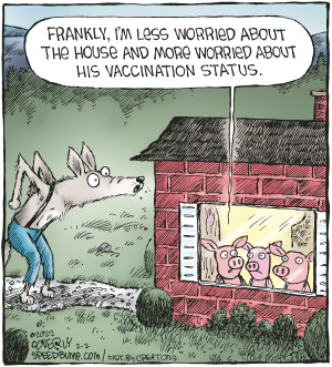 Big Bad Unvaccinated Wolf?' | Kaiser Health News